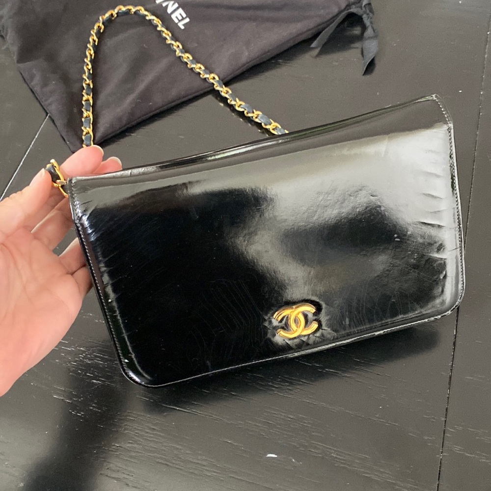 Gorgeous patent leather Chanel bag
